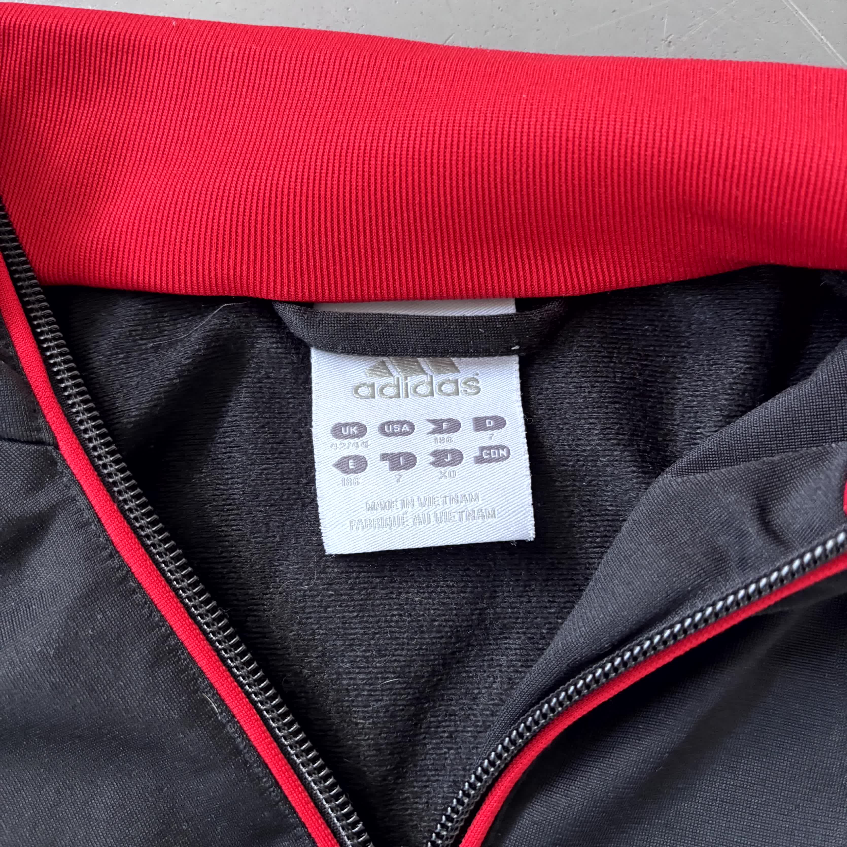 Adidas x AC Mailand Vintage-Jacke 2008/09