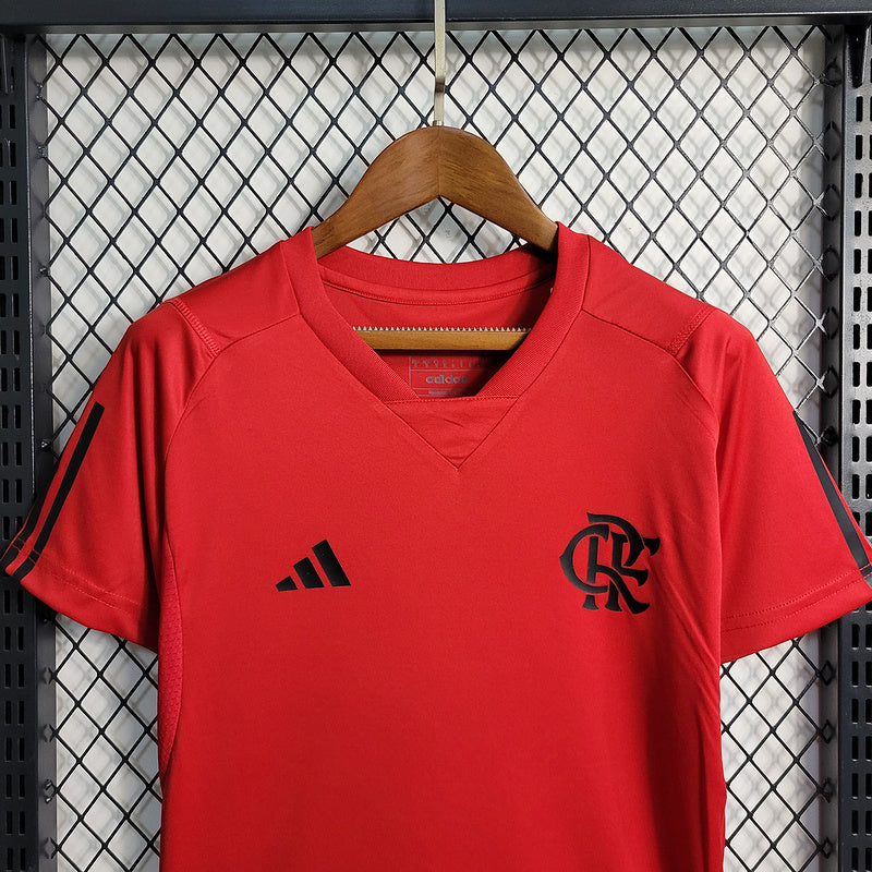 Jersey 23∕24 Flamengo Treino - Feminino - Vermelho