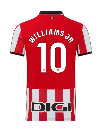 Jersey Athletic Bilbao 25/26 Home - Nico Willians Jr #10