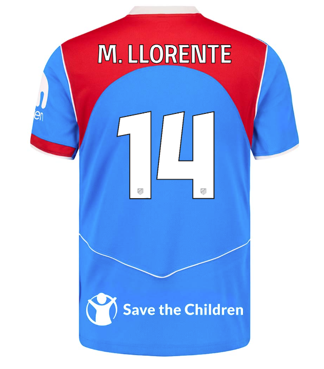 Jersey Atletico de Madrid 25/26 Third #14 M. LLORENTE