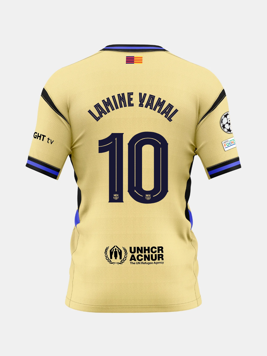 Jersey Away FC Barcelona 25/26 #10 LAMINE YAMAL