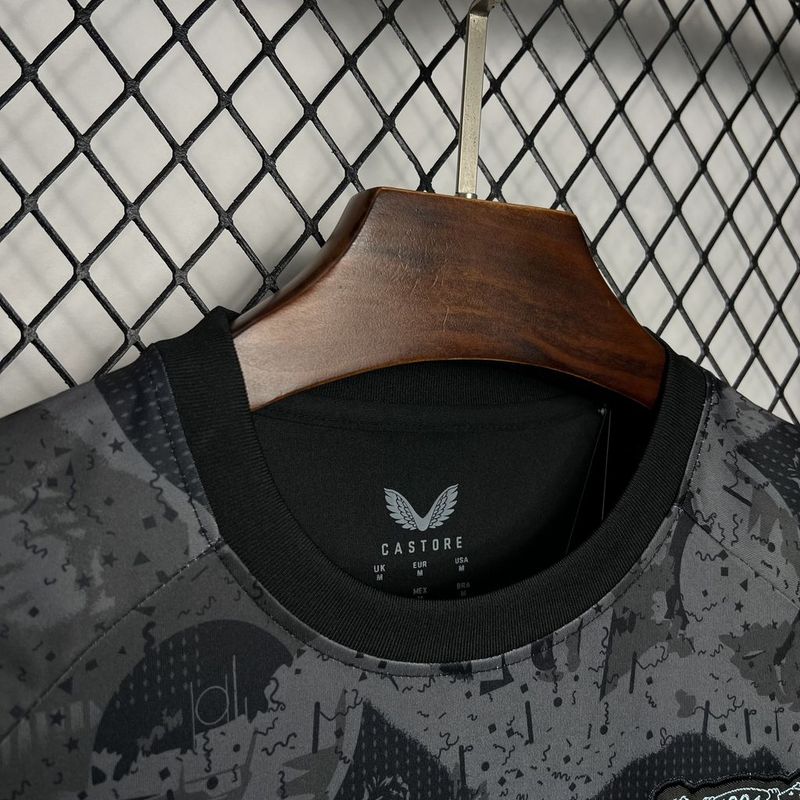 Jersey Bayer Leverkusen II 24/25 - Cinza e preto