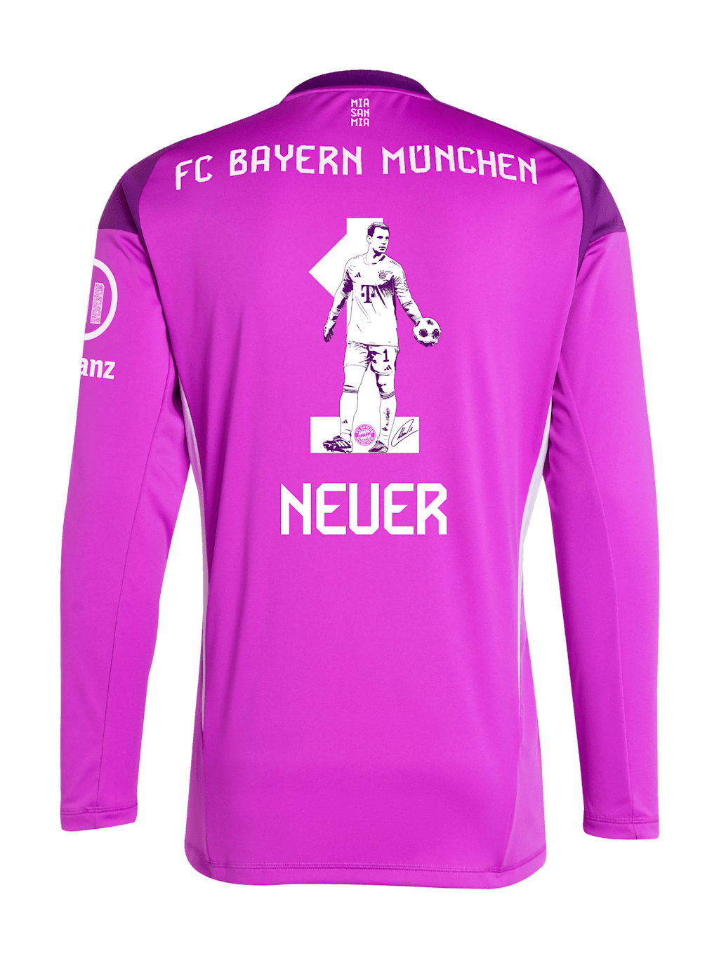 Jersey Bayern 25/26 Goalkeeper #1 NEUER