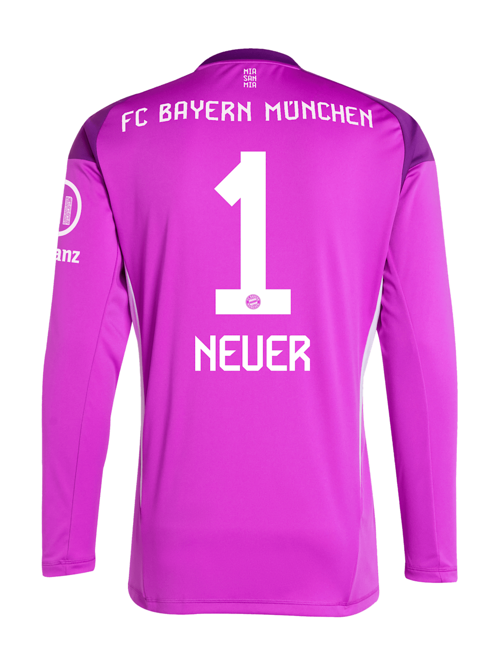 Jersey Bayern 25/26 Goalkeeper #1 NEUER