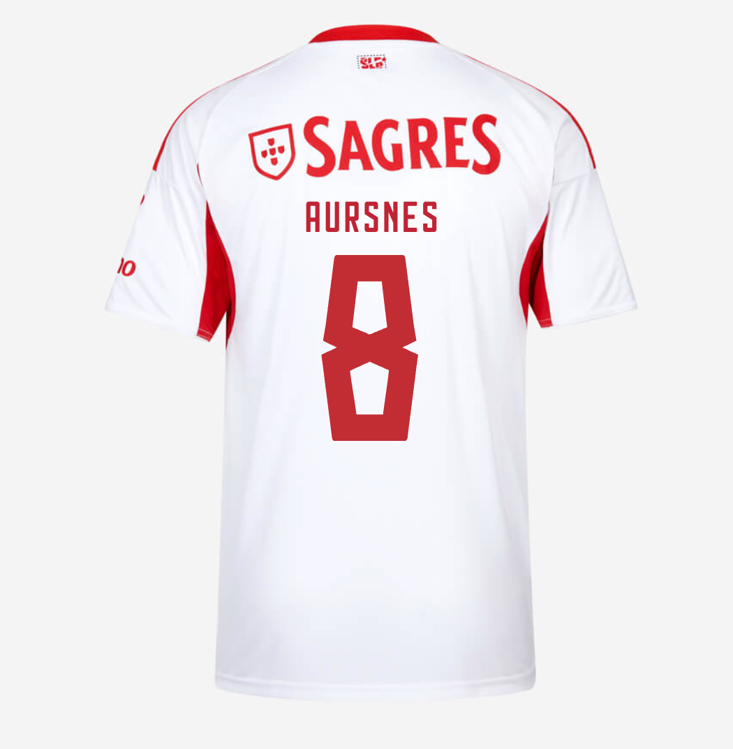 Jersey Benfica 25/26 Away #8 Aursnes