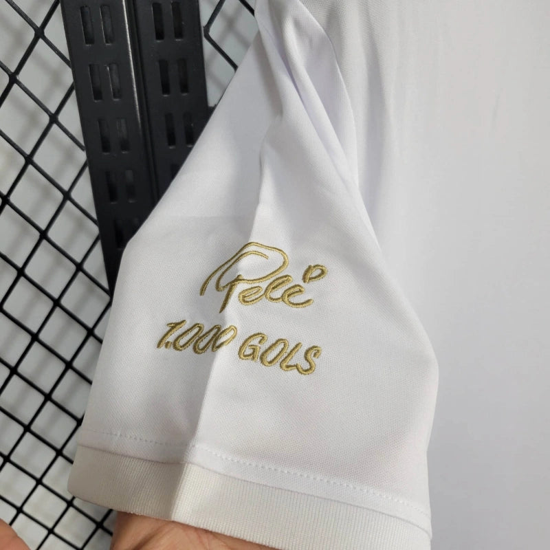 Jersey Comemorativa Santos 25/26 Pelé 1.000 Gols - Branco