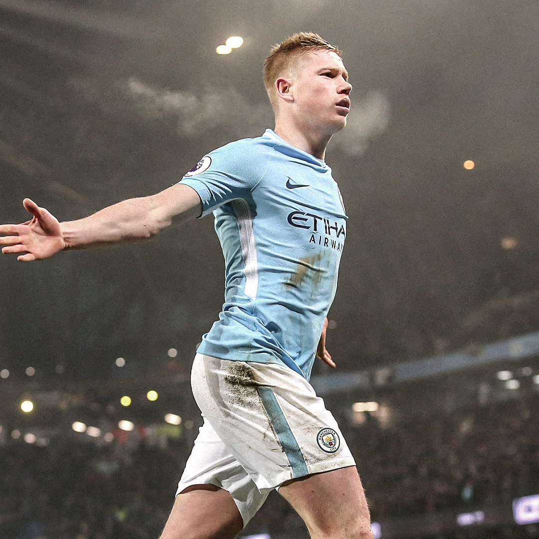 Jersey De Bruyne Manchester City 17-18 Legend