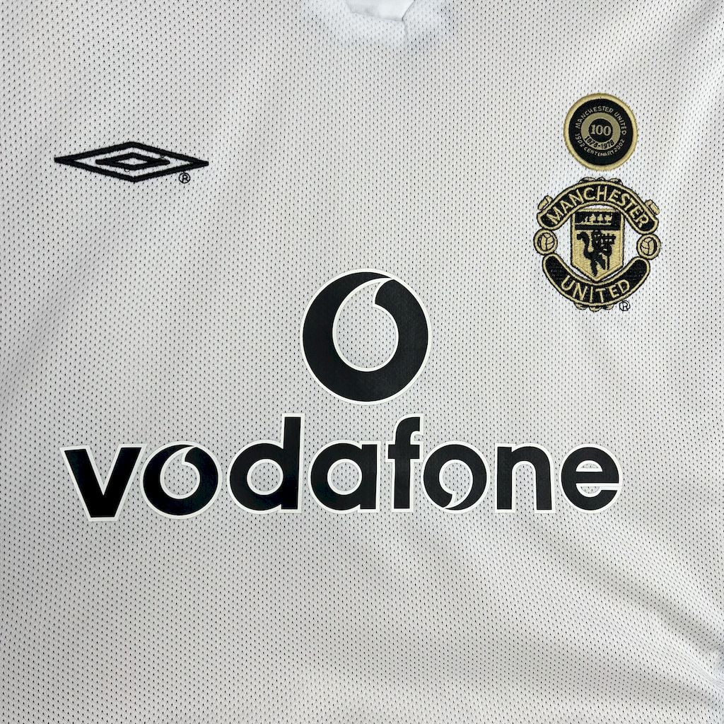 Jersey do Manchester United Retrô 2001/02 Centenary Reversible