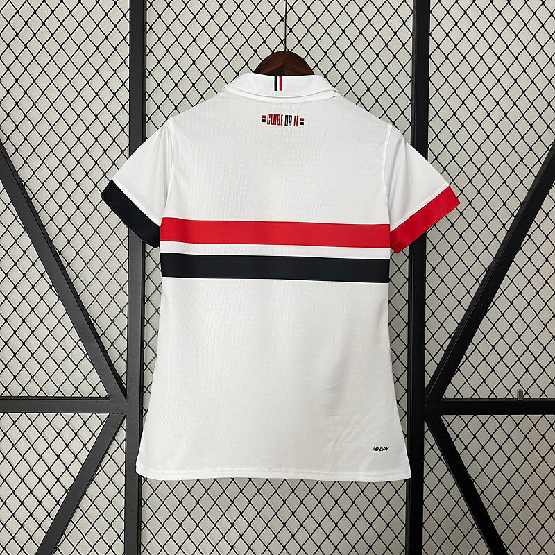 Jersey Feminina do São Paulo Home I 24/25 - Branco
