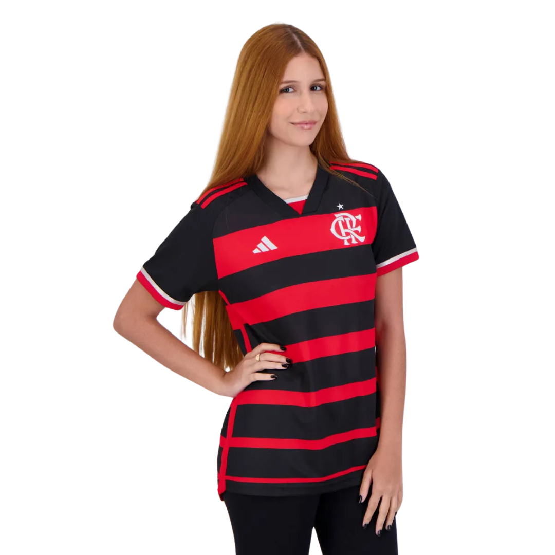 Jersey Flamengo Feminina Adidas 2024/25 Home