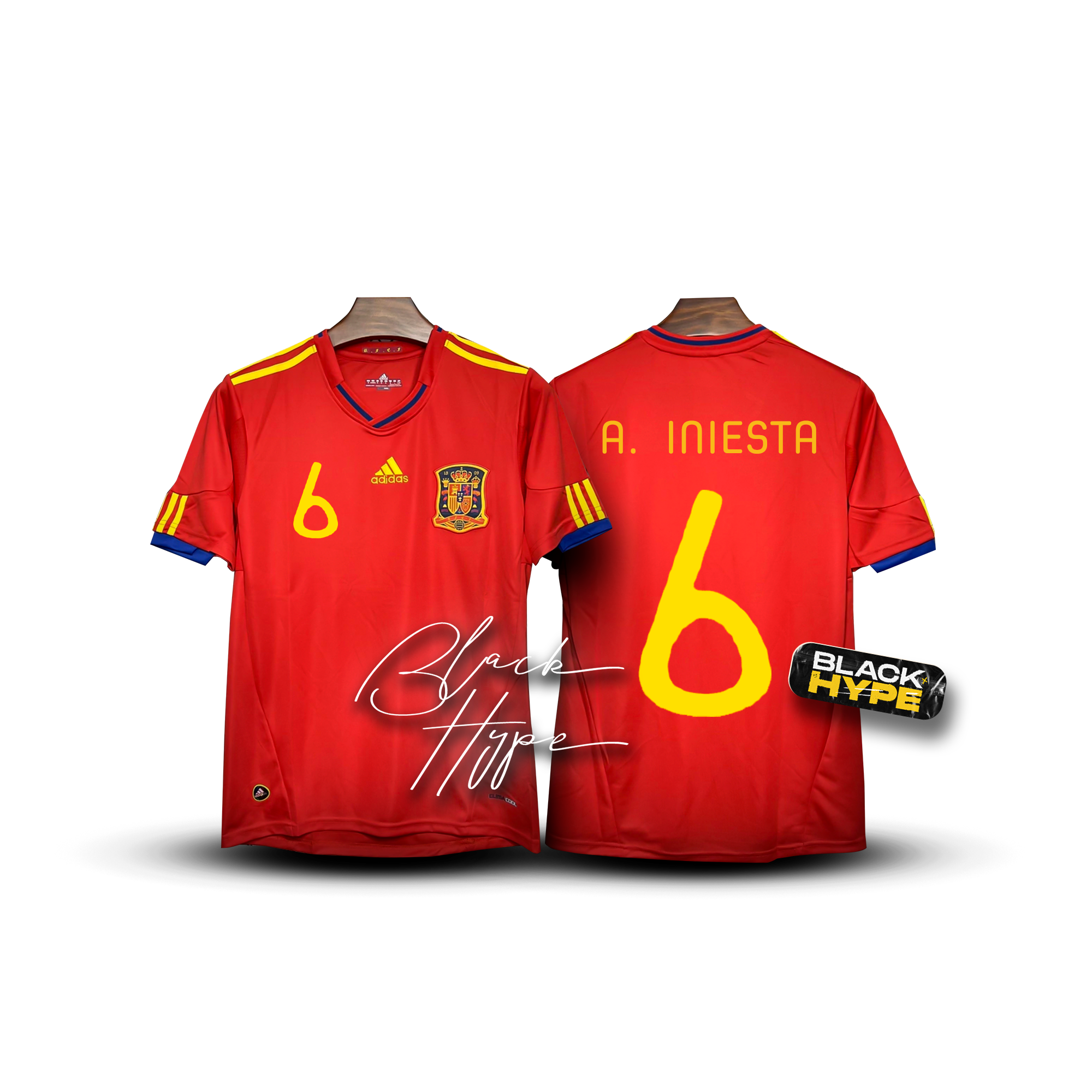 Jersey Iniesta Spain 2010 Legend