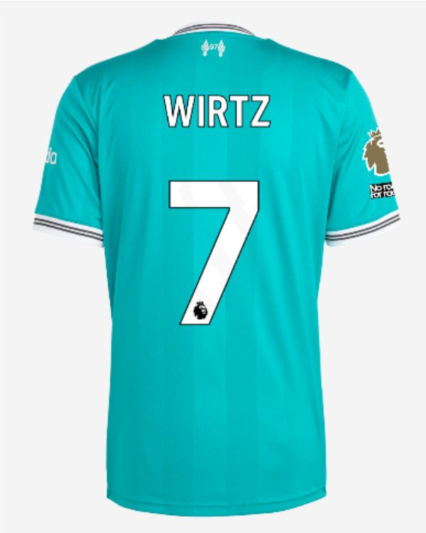Jersey Liverpool 25/26 Third #7 WIRTZ