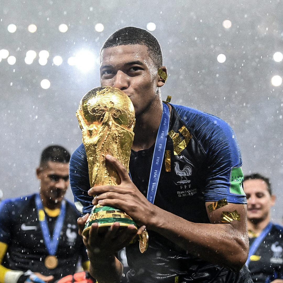 Jersey Mbappé France 2018 Legend