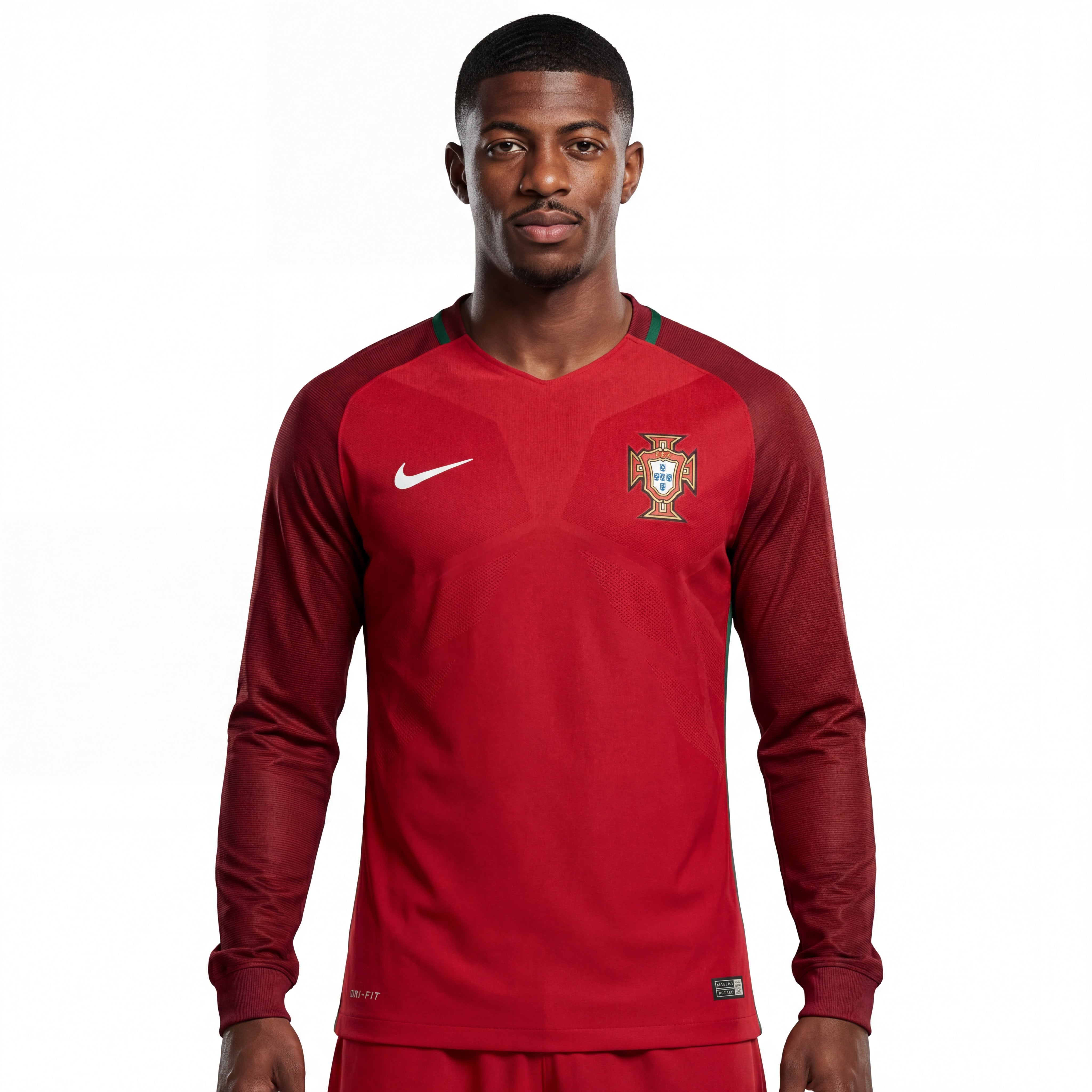 Jersey Portugal Retro 2016 Longsleeve Red