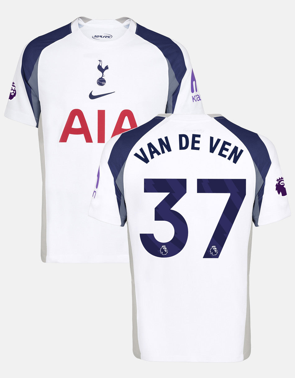 Jersey Tottenham 25/26 Home #37 VAN DE VEN