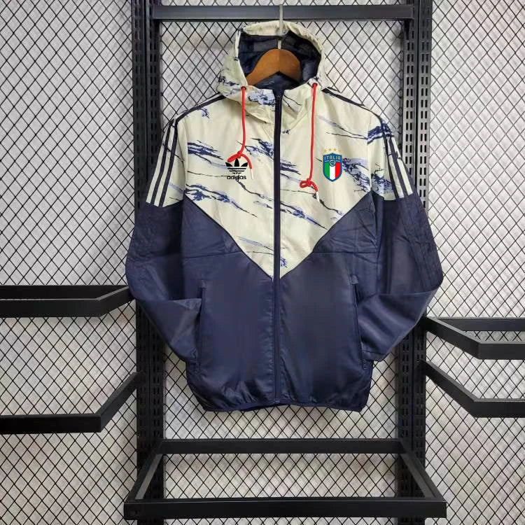 Windbreaker Italy 24/25 - Blue & White