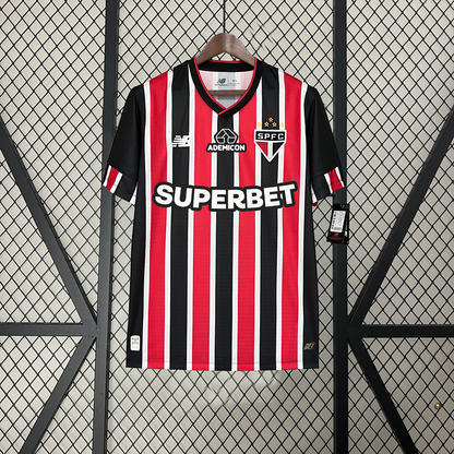 Jersey 24∕25 sao paulo away+All sponsors