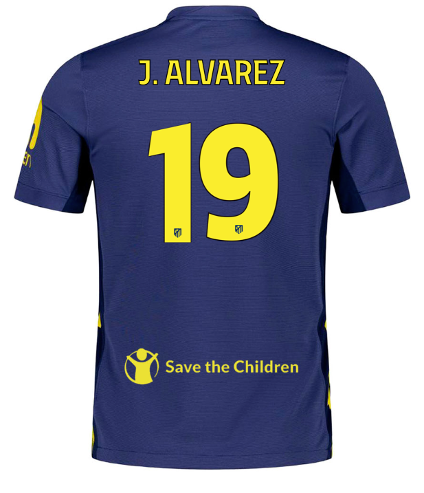 Jersey Atletico de Madrid 25/26 Away #19 J. ALVAREZ
