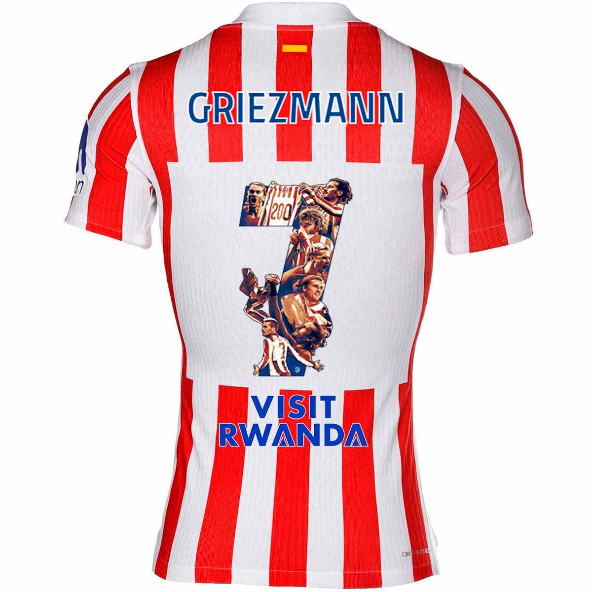 Jersey Atletico de Madrid 25/26 Home 200 Goals #7 GRIEZMANN