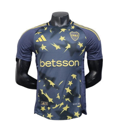 Jersey Boca Juniors 25/26 Player Third dark blue with yellow star lightning Betsson adidas