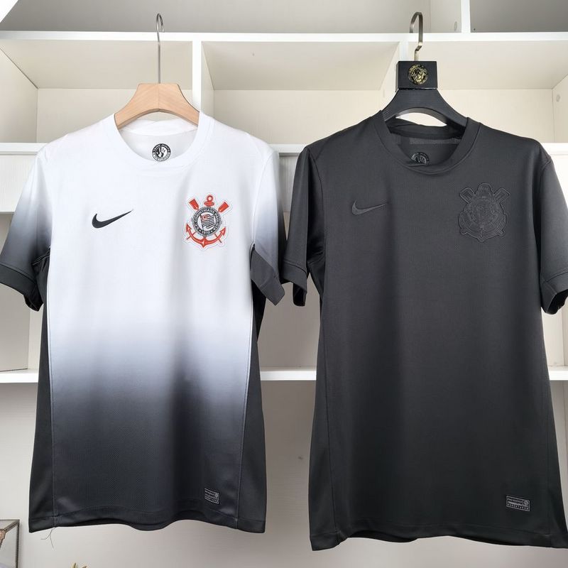 Jersey do Corinthians I 24/25 - Preto e Branco