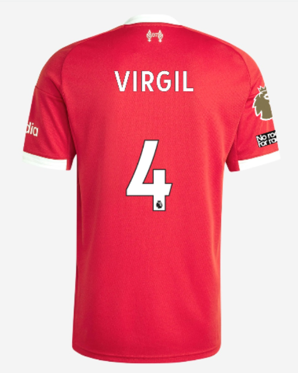 Jersey Liverpool 25/26 Home #4 VIRGIL