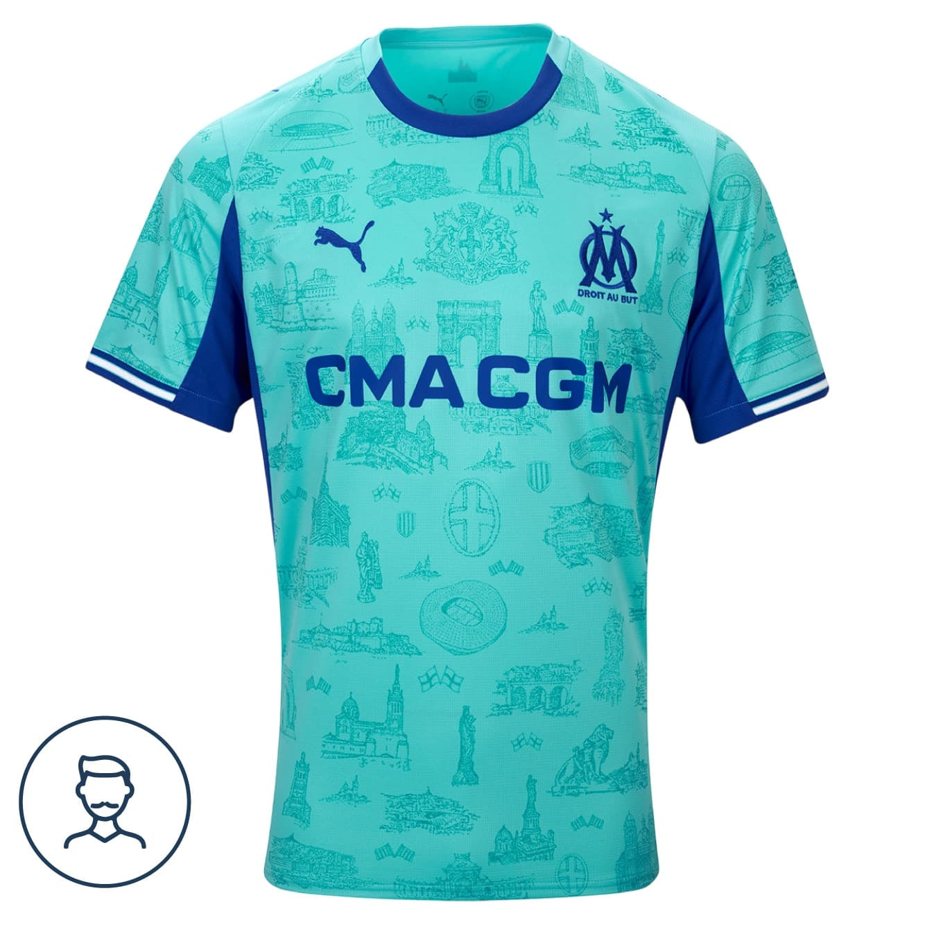 Jersey Marseille 25/26 Goalkeeper #1 Rulli