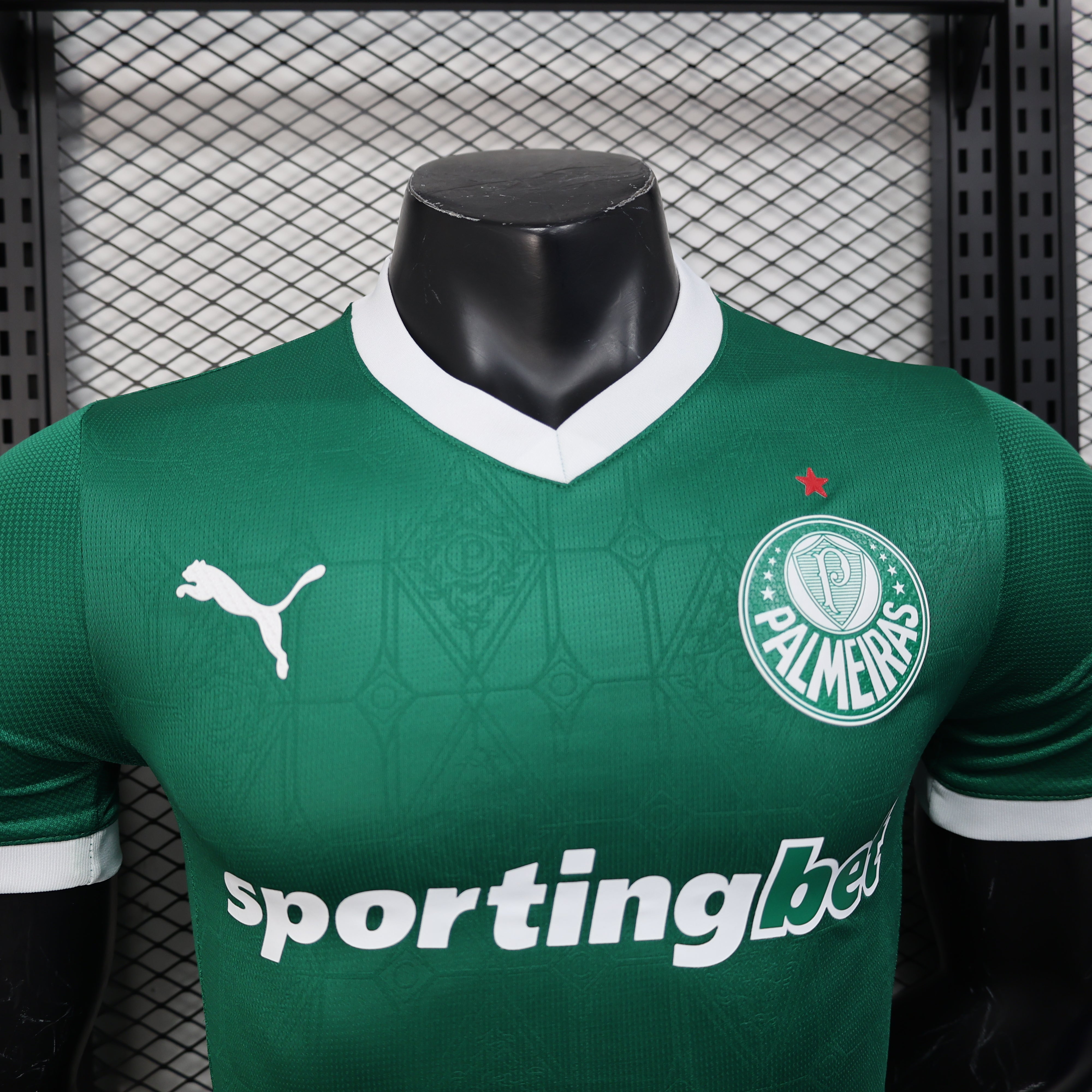 Green Puma Palmeiras 25/26 home player jersey front
