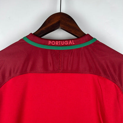 Jersey Portugal Retro 2016 Longsleeve Red