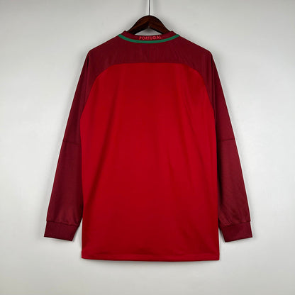 Jersey Portugal Retro 2016 Longsleeve Red
