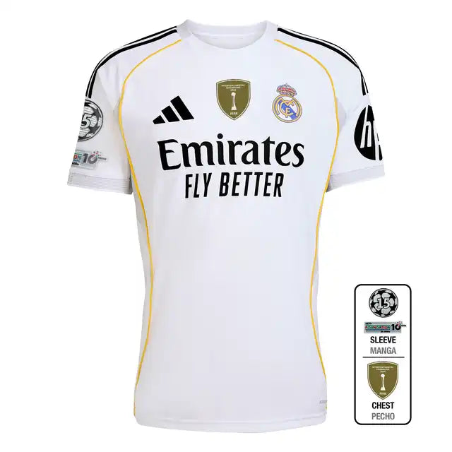 Jersey Real Madrid Home 25/26 UCL VERSION
