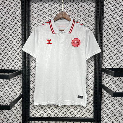 Jersey Seleção Dinamarca 24/25 - Away - Branco