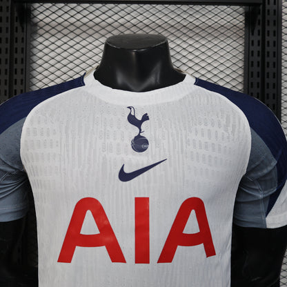 White Tottenham Hotspur 25/26 home jersey with AIA logo
