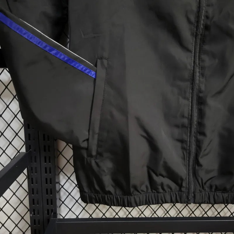 Windbreaker Adidas 24/25 - Preto e Vermelho