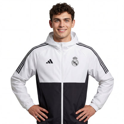 Windbreaker Real Madrid 24/25 - Black White